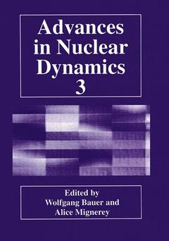 Couverture de l’ouvrage Advances in Nuclear Dynamics 3