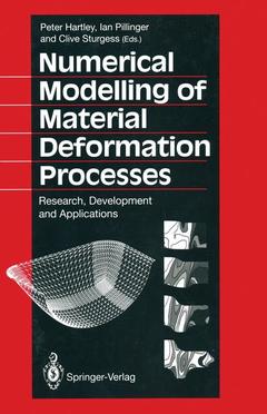Couverture de l’ouvrage Numerical Modelling of Material Deformation Processes