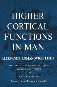 Couverture de l’ouvrage Higher Cortical Functions in Man