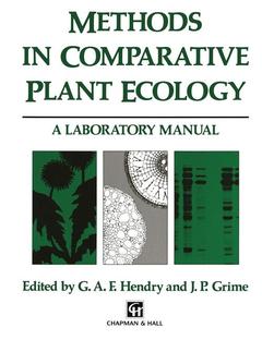Couverture de l’ouvrage Methods in Comparative Plant Ecology