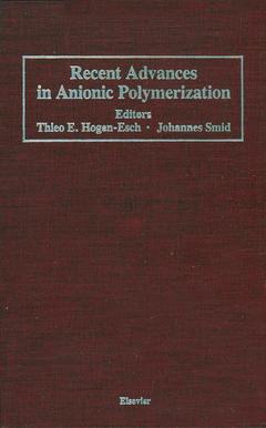 Cover of the book Recent Advances in Anionic Polymerization