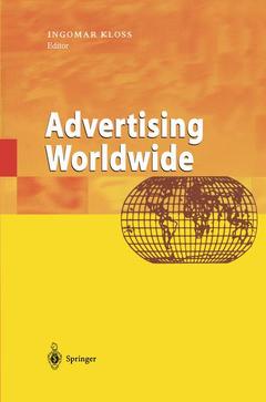 Cover of the book Advertising Worldwide