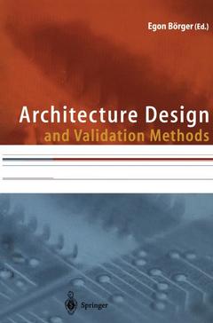 Couverture de l’ouvrage Architecture Design and Validation Methods