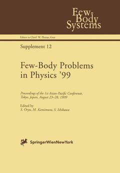 Couverture de l’ouvrage Few-Body Problems in Physics ’99