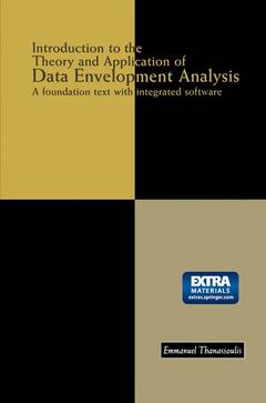Couverture de l’ouvrage Introduction to the Theory and Application of Data Envelopment Analysis
