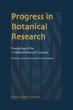 Couverture de l’ouvrage Progress in Botanical Research