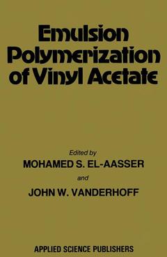 Cover of the book Emulsion Polymerization of Vinyl Acetate