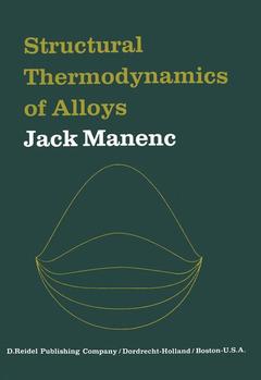 Couverture de l’ouvrage Structural Thermodynamics of Alloys