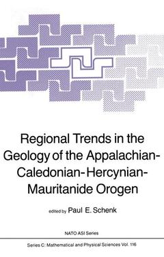 Couverture de l’ouvrage Regional Trends in the Geology of the Appalachian-Caledonian-Hercynian-Mauritanide Orogen