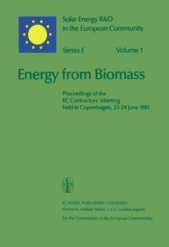 Couverture de l’ouvrage Energy from Biomass