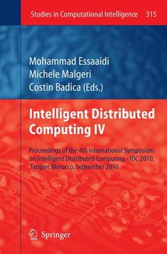 Couverture de l’ouvrage Intelligent Distributed Computing IV