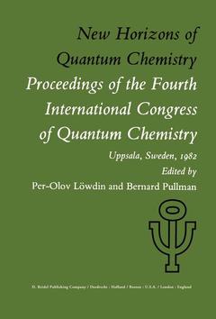 Couverture de l’ouvrage New Horizons of Quantum Chemistry