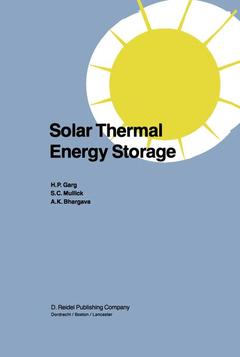 Couverture de l’ouvrage Solar Thermal Energy Storage