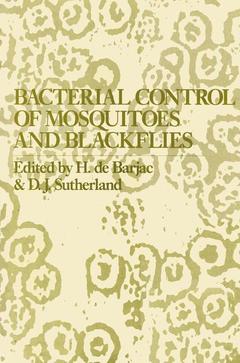 Couverture de l’ouvrage Bacterial Control of Mosquitoes & Black Flies