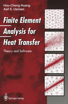Cover of the book Finite Element Analysis for Heat Transfer