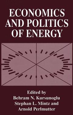Couverture de l’ouvrage Economics and Politics of Energy