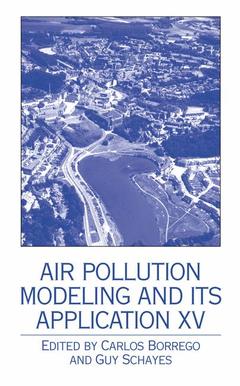Couverture de l’ouvrage Air Pollution Modeling and its Application XV