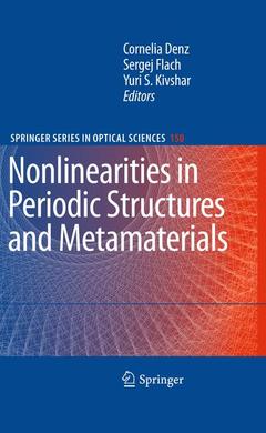 Cover of the book Nonlinearities in Periodic Structures and Metamaterials