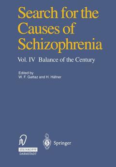 Couverture de l’ouvrage Search for the Causes of Schizophrenia