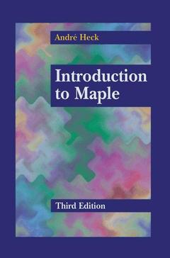 Cover of the book Introduction to Maple