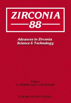 Couverture de l’ouvrage Zirconia’88