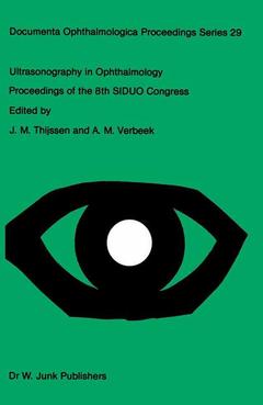 Couverture de l’ouvrage Ultrasonography in Ophthalmology