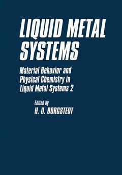 Couverture de l’ouvrage Liquid Metal Systems