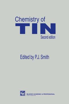 Couverture de l’ouvrage Chemistry of Tin