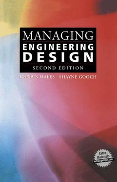 Couverture de l’ouvrage Managing Engineering Design