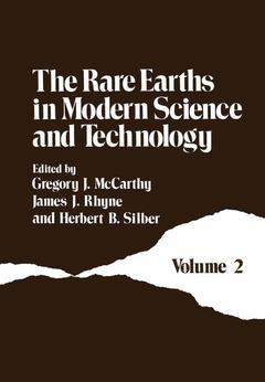 Couverture de l’ouvrage The Rare Earths in Modern Science and Technology