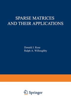 Couverture de l’ouvrage Sparse Matrices and their Applications