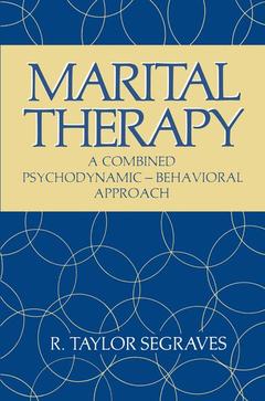 Couverture de l’ouvrage Marital Therapy