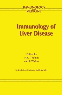 Couverture de l’ouvrage Immunology of Liver Disease