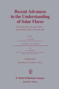 Cover of the book Recent Advances in the Understanding of Solar Flares