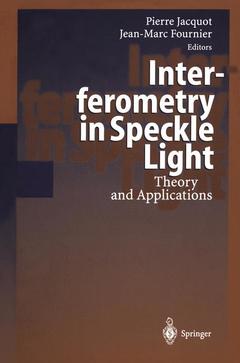 Couverture de l’ouvrage Interferometry in Speckle Light