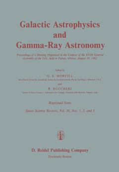 Cover of the book Galactic Astrophysics and Gamma-Ray Astronomy
