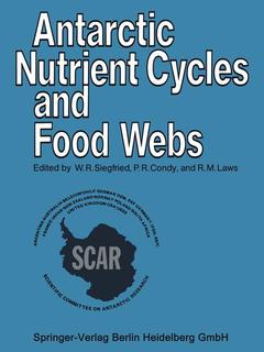 Couverture de l’ouvrage Antarctic Nutrient Cycles and Food Webs