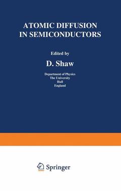 Cover of the book Atomic Diffusion in Semiconductors