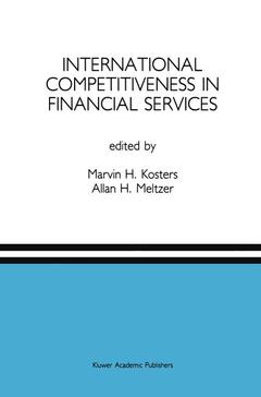 Couverture de l’ouvrage International Competitiveness in Financial Services