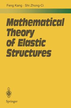Couverture de l’ouvrage Mathematical Theory of Elastic Structures