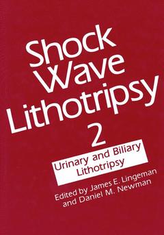 Couverture de l’ouvrage Shock Wave Lithotripsy 2