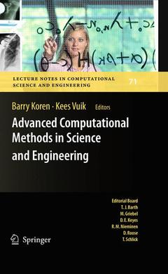 Couverture de l’ouvrage Advanced Computational Methods in Science and Engineering