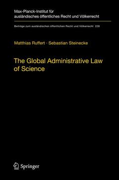 Cover of the book The Global Administrative Law of Science