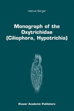 Couverture de l’ouvrage Monograph of the Oxytrichidae (Ciliophora, Hypotrichia)