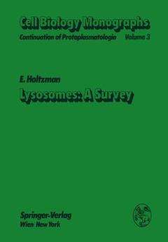 Couverture de l’ouvrage Lysosomes: A Survey