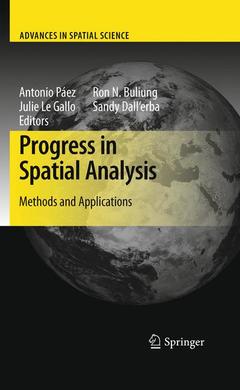 Couverture de l’ouvrage Progress in Spatial Analysis