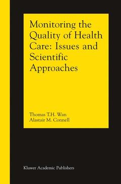 Couverture de l’ouvrage Monitoring the Quality of Health Care
