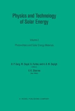 Couverture de l’ouvrage Physics and Technology of Solar Energy