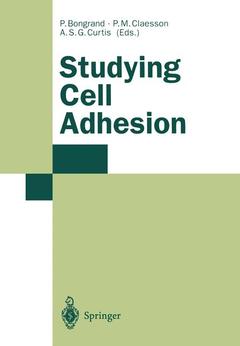 Cover of the book Studying Cell Adhesion