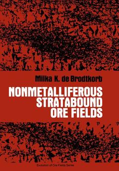 Couverture de l’ouvrage Nonmetalliferous Stratabound Ore Fields